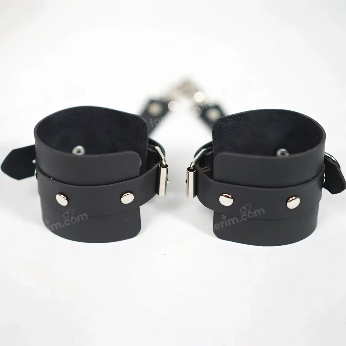Fantezi İç Giyim - Pembe Deri Harness - Görsel 8